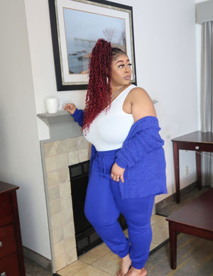 Pop-Corn Cardigan | ROYAL BLUE